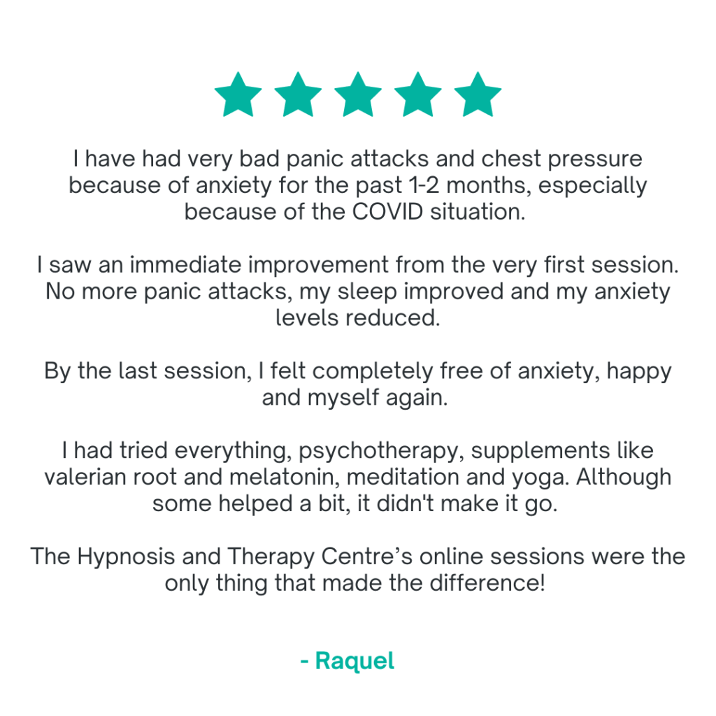 Anxiety review Hypnosis and Therapy Centre